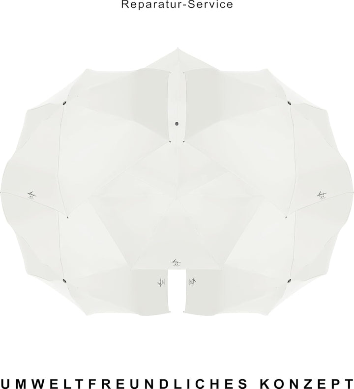 Ambra UV: Regenschirm mit UV-Schutz. Windfester Mini-Taschenschirm für Regen und Sonne. 220 g 18 x 5
