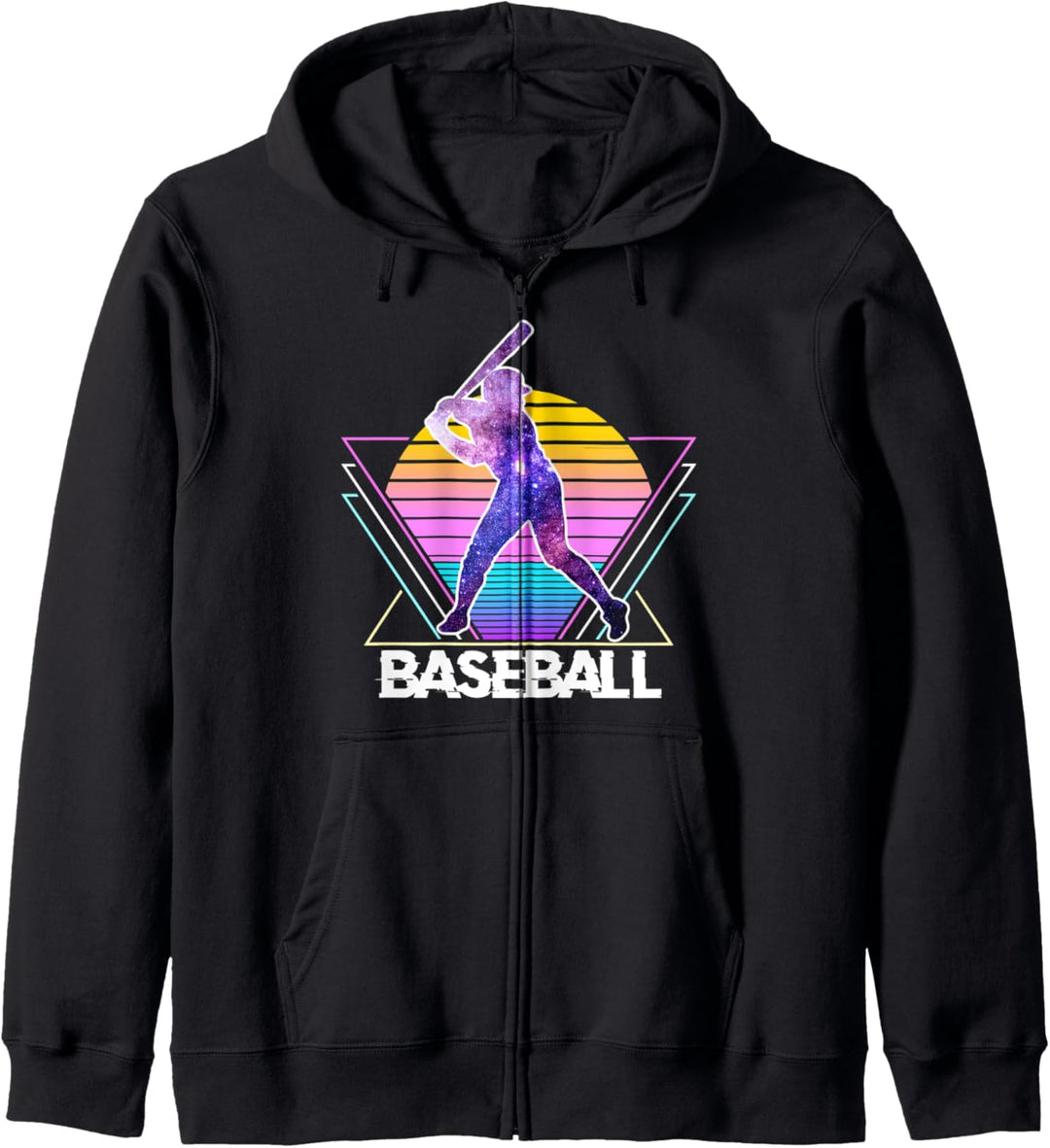 Baseball Sport Retro Vintage Vaporwave 90er Jahre Kapuzenjacke