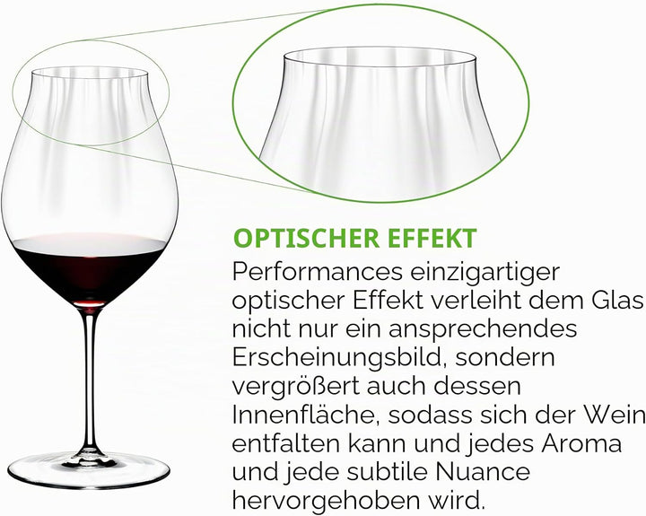 RIEDEL Performance Pinot Noir Weinglas, 822 ml, Pinot Noir