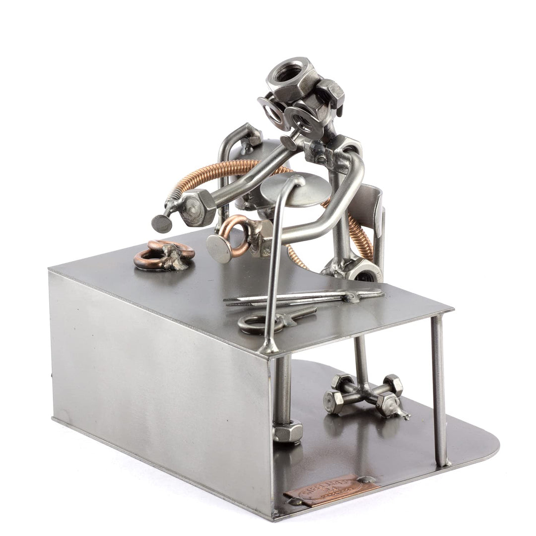 Steelman24 I Schraubenmännchen Goldschmied I Made in Germany I Handarbeit I Geschenkidee I Stahlfigu