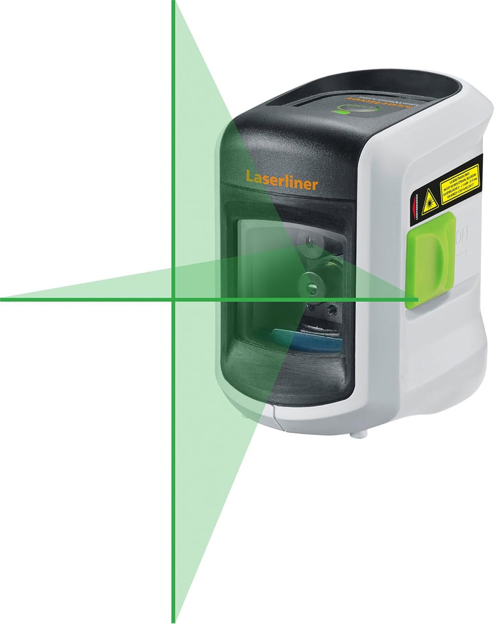 Laserliner Kreuz-Linienlaser, SmartVision-Laser Set, grüner Laser mit 270 cm Stativ, für Innen- und