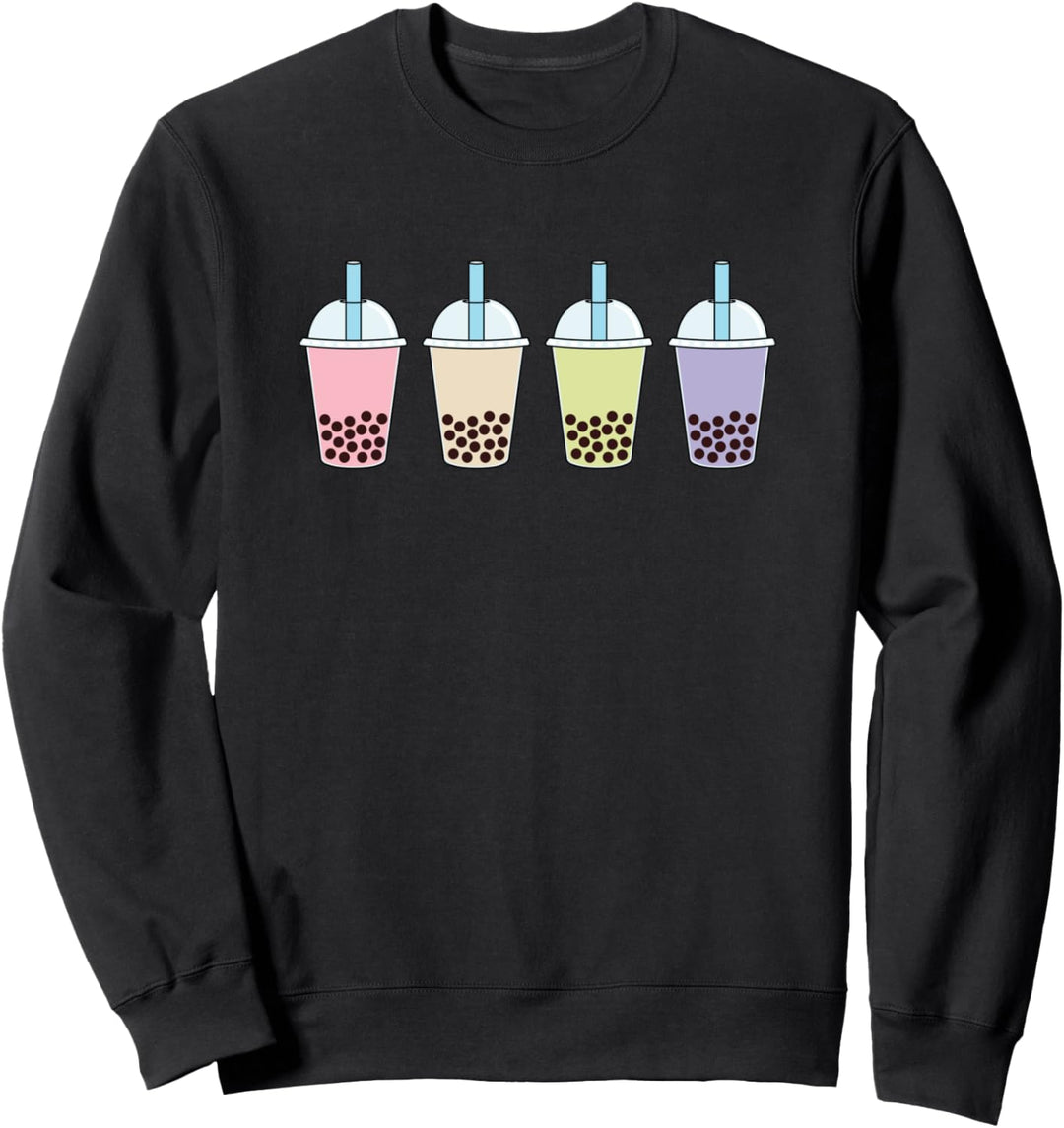 Bubble Tea Cute Boba Milk Tea Lover Bes Teas Besties Sweatshirt