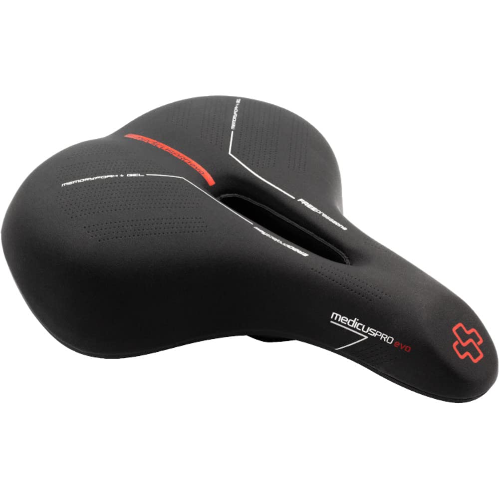 Wittkop MEDICUS PRO EVO 3.0 Gel Cityfahrradsitz - Memory Foam, Schaum, ergonomisches Design, NAWAVE-