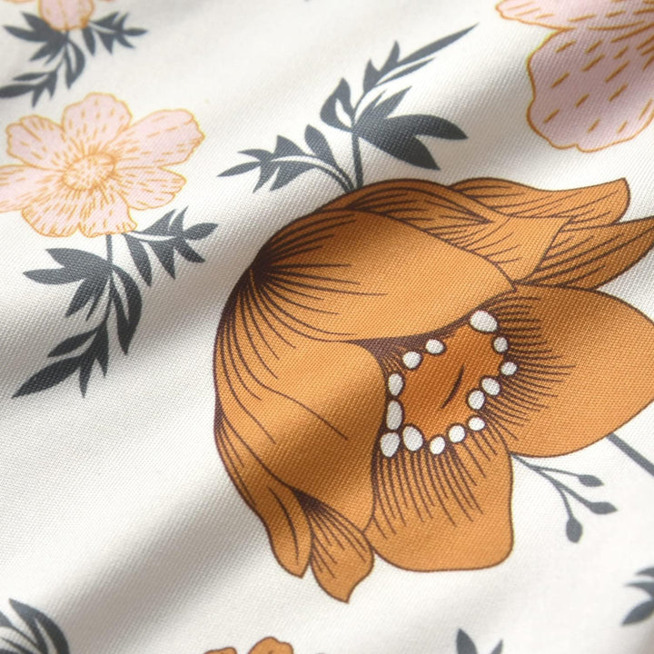 Neugeborenes Baby Mädchen Kleidung Sets Kleinkind Langarm Strampler Rüschen Tops & Blumen Bedruckte