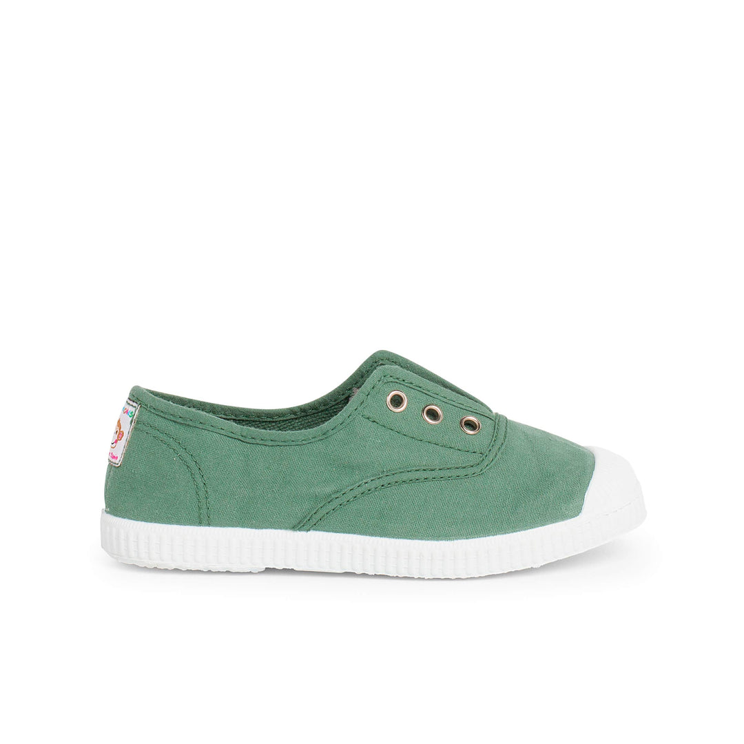 Pisamonas Leinwand-Sneakers Ohne Schnürsenkel Mit Gummispitze Farn 21 EU, Farn 21 EU