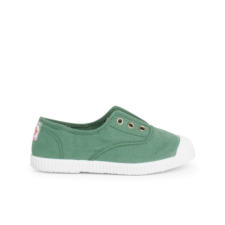 Pisamonas Leinwand-Sneakers Ohne Schnürsenkel Mit Gummispitze Farn 21 EU, Farn 21 EU