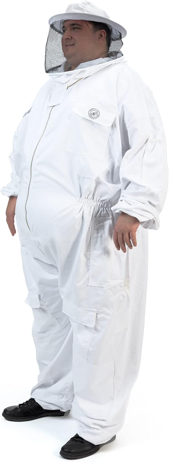 Humble Bee Übergrösse 410 Polycotton-Imkeranzug mit Rundschleier 4XL, 4XL