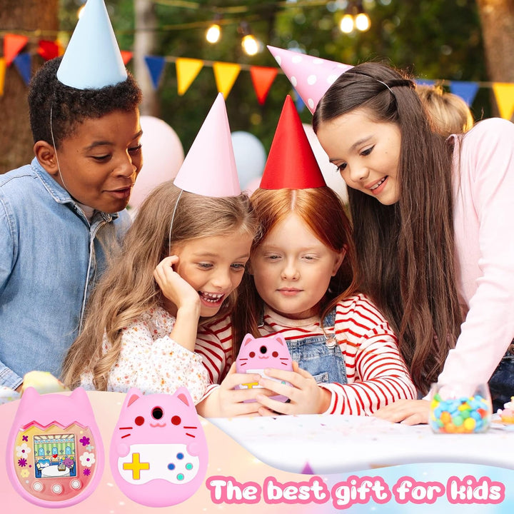 Meetikar Silikon Hülle und Hartschalenkoffer kompatibel mit Tamagotchi Pix Virtuelles Haustierspielz