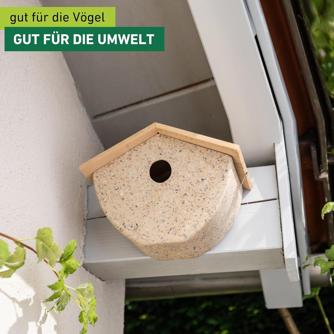 Windhager Nistkasten Recovery ÖKO, Nisthilfe für Kohlmeise, Haussperling und Trauerschnäpper, Vogeln