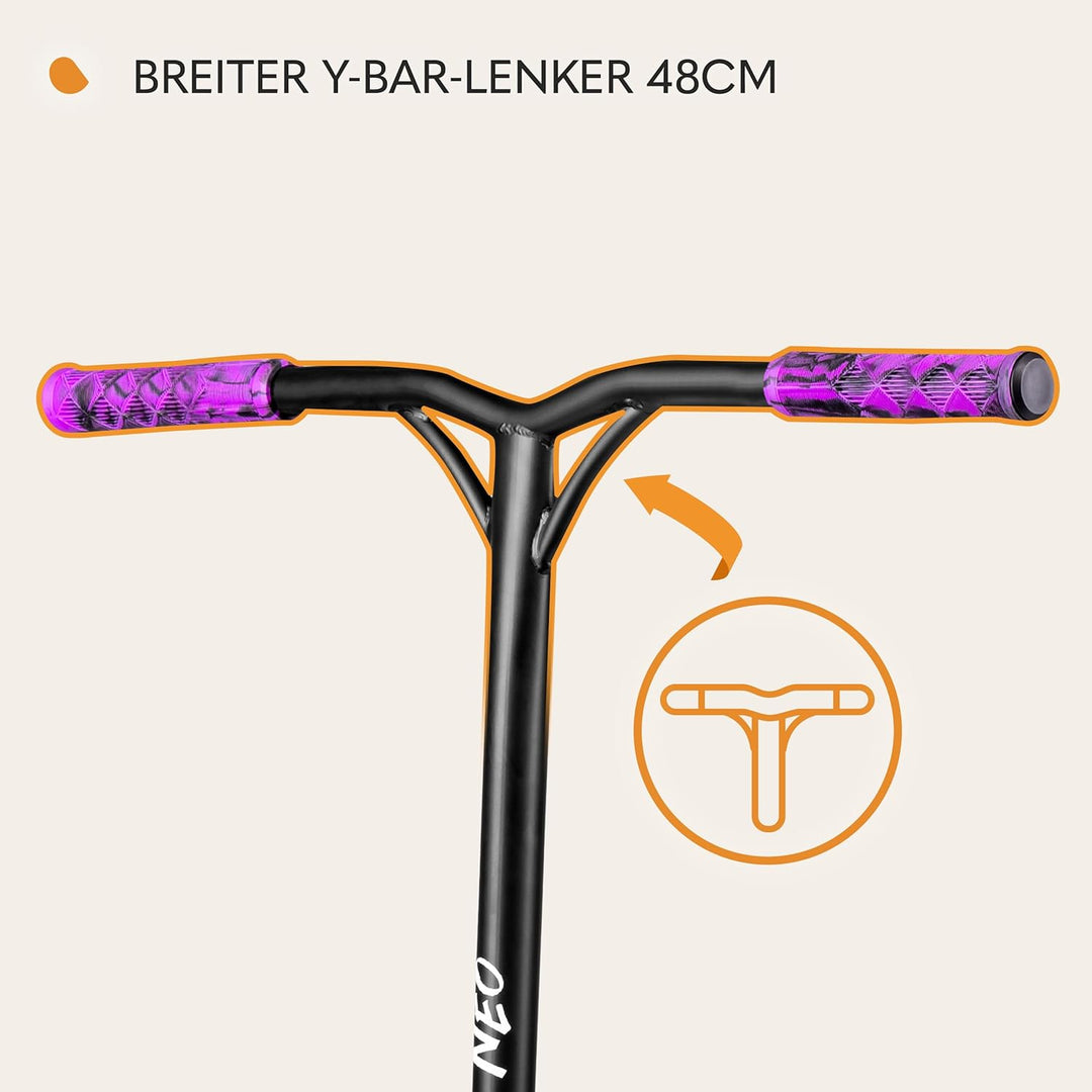 Lionelo Unisex Jugend Lo-whizz Scooter L Neo Schwarz, L Neo Schwarz