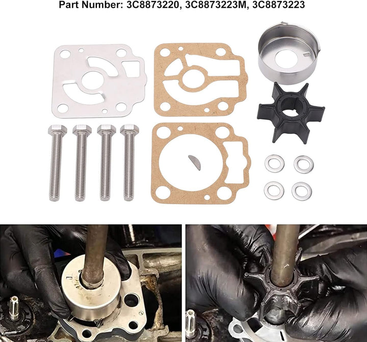 für Tohatsu M50D Wasserpumpe Boot Yacht Serie Wasserpumpen-Reparatursatz mit Laufrad Ersatz für Toha