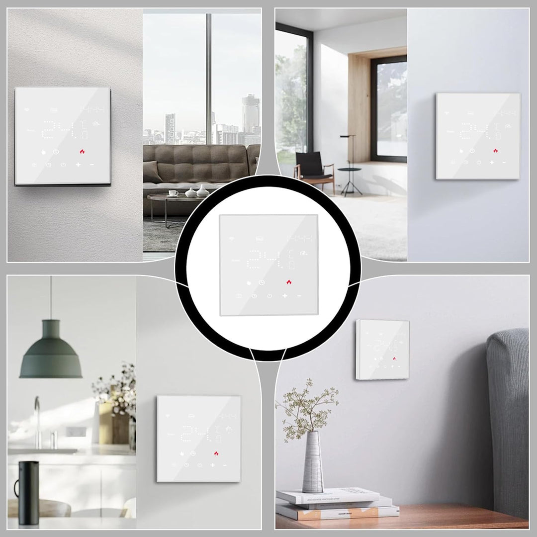 WiFi Smart Thermostat für Wasser Fussbodenheizung & Gasboiler, Programmierbar Raumthermostat Smart D