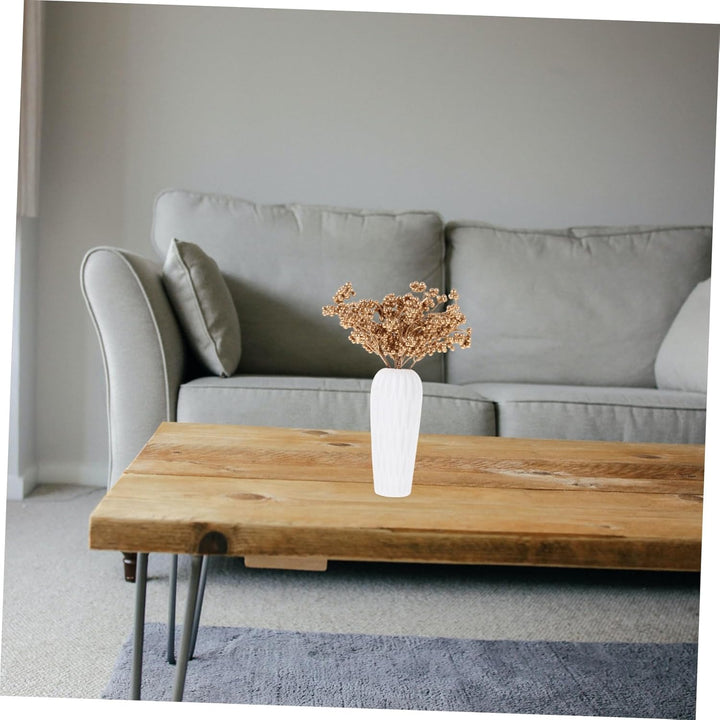 TOYANDONA 12er-Pack Weihnachtsbeeren- Künstliche Beerenzweige Goldfarben Weihnachtsbaum-Ornament Hei