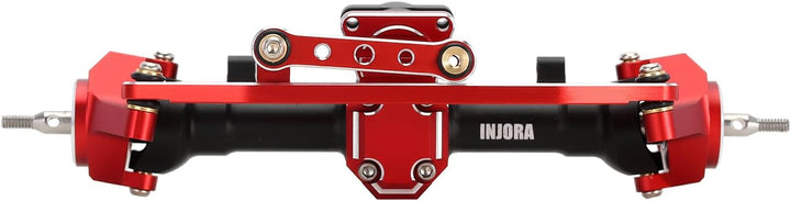 INJORA RC Achse Vorder CNC Aluminium mit 13T Schneckengetriebe für Axial SCX24 Deadbolt C10 JLU Glad