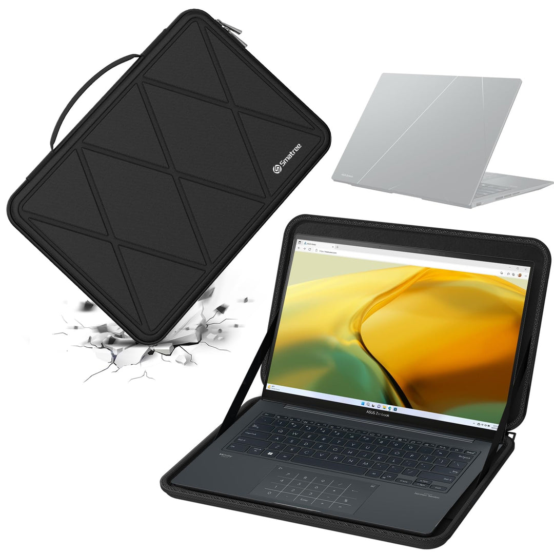 Smatree Harte EVA-Schutzhülle, kompatibel mit 35,6 cm (14 Zoll) Asus Zenbook 14X OLED (UX5400), für