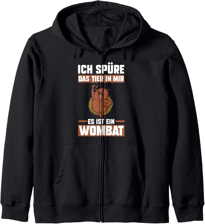 Australien Wombat Kapuzenjacke