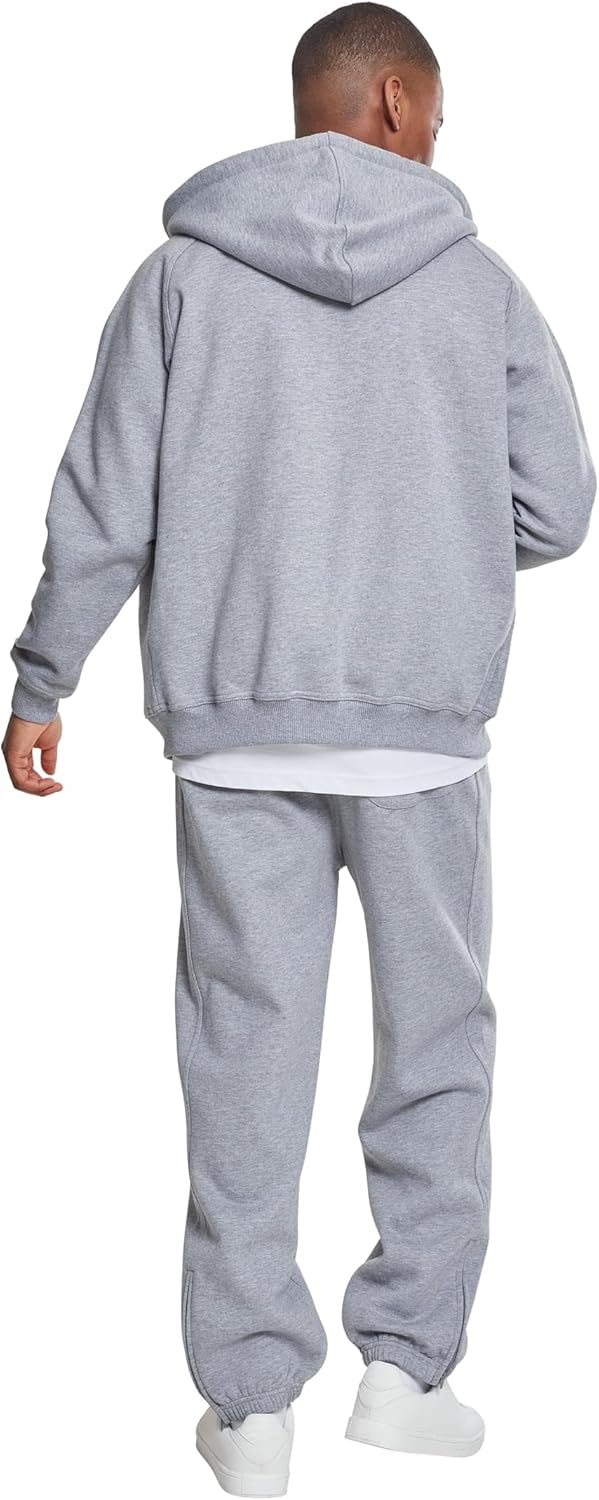 Urban Classics Herren Jogginganzug Blanc Suit, lässiges Kapuzensweatshirt mit Jogginghose, erhältlic