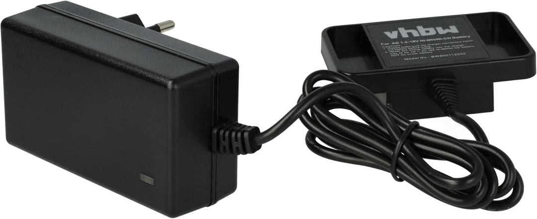 vhbw Ladegerät kompatibel mit AEG MX9.6, PBS 3000, PES 7.2T Werkzeug NI-Cd, NiMH-Akkus