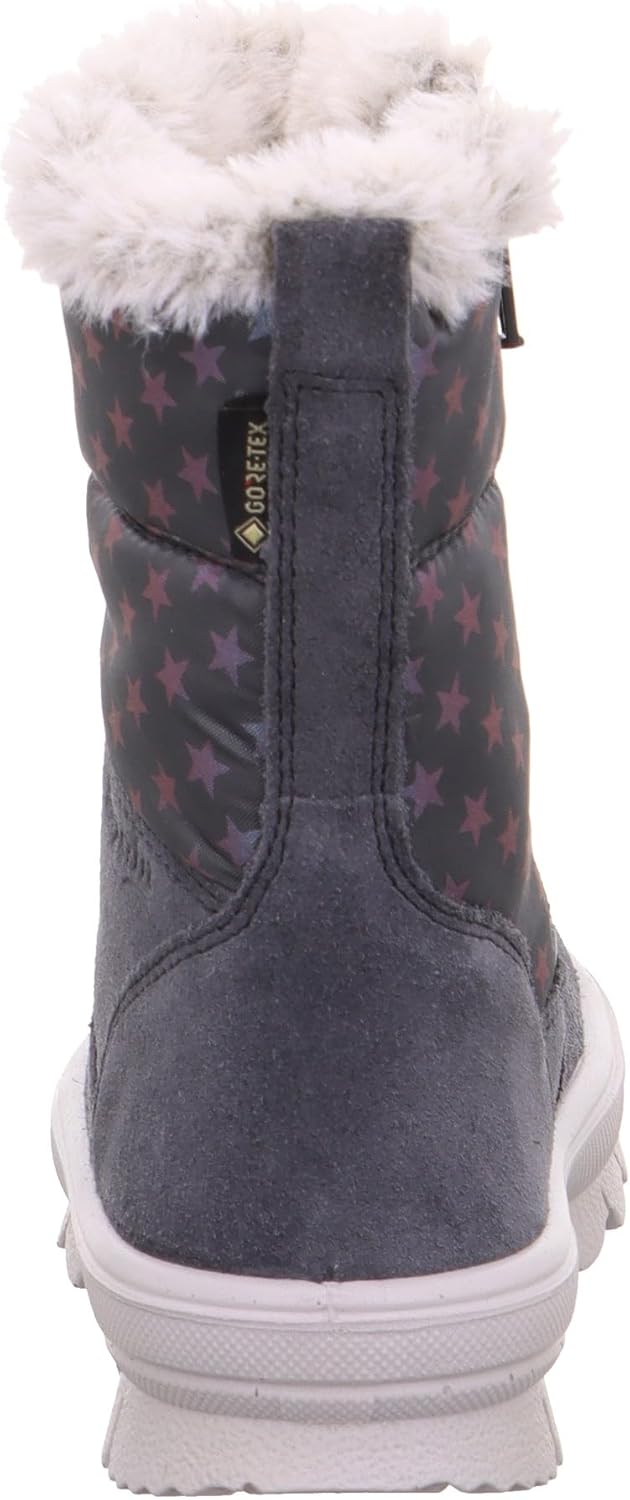 Superfit Mädchen Flavia Warm Gefütterte Gore-tex Schneestiefel 25 EU Grau 2000, 25 EU Grau 2000