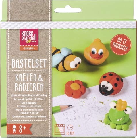 Bastelsets KNETEN &amp; RADIEREN mit Anleitung (6 Varianten/ab 8 Jahren) FREI WÄHLBAR (SUMMERTIME), SUMM