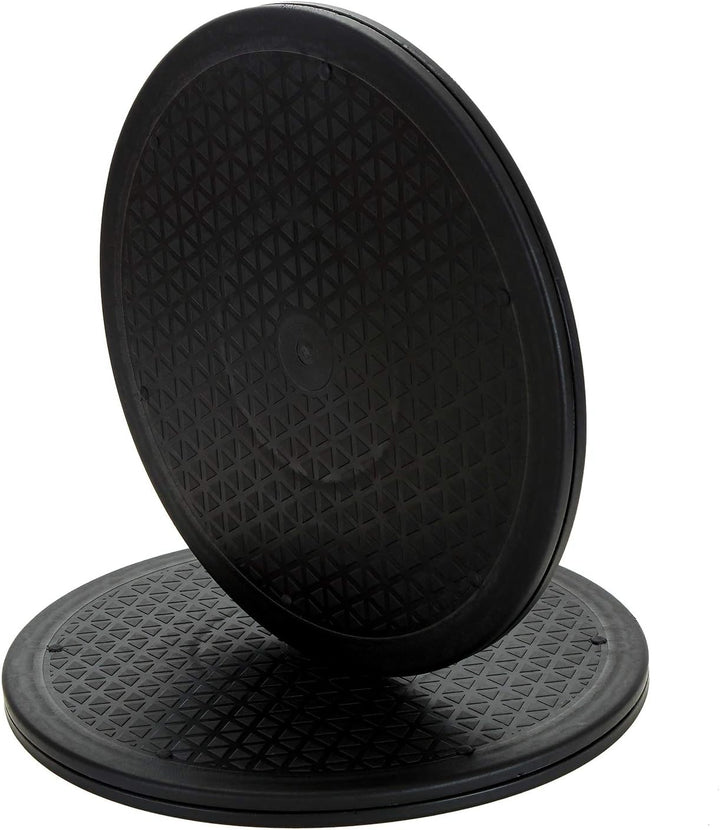 Lawei 2 Stück Drehteller Rotierende Plattenteller Lazy Susan Rund Drehplatte für TV Lautsprecher Mon