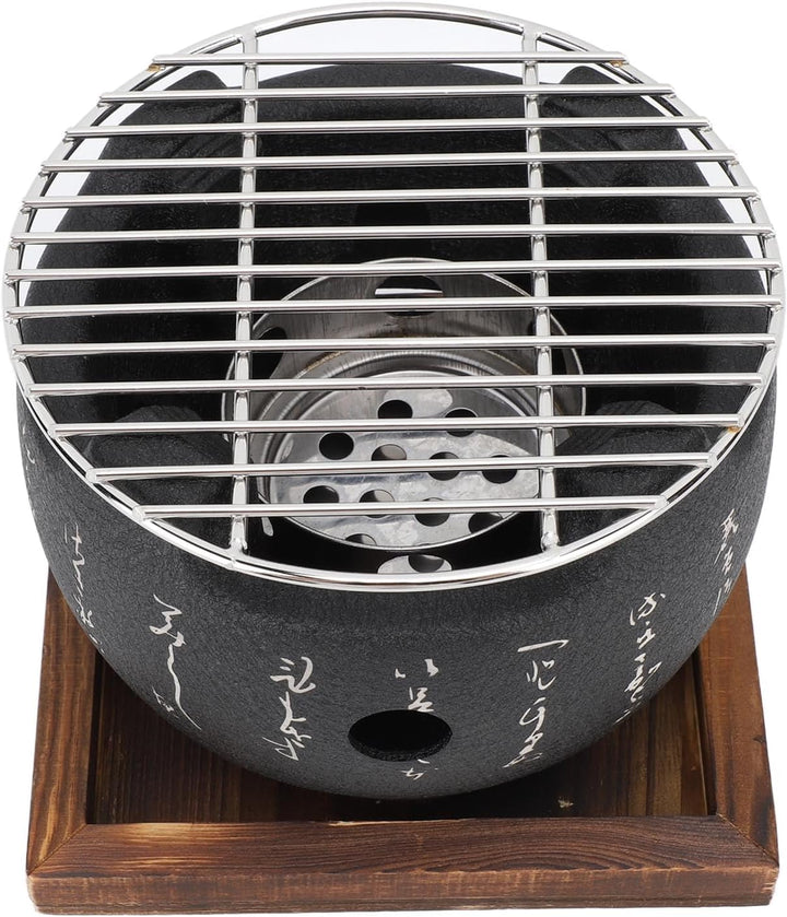 Kleine Holzkohle Tischgrill, Japanischer Grill BBQ Holzkohlegrill Tragbarer Campinggrill Kohlegrill