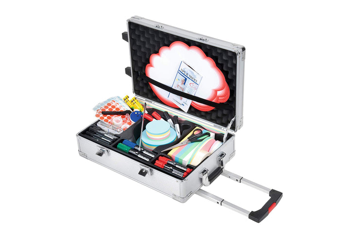 Legamaster Professional mobiler Moderationskoffer 3200-tlg. - hochwertiger Trolley-Koffer mit Zubehö