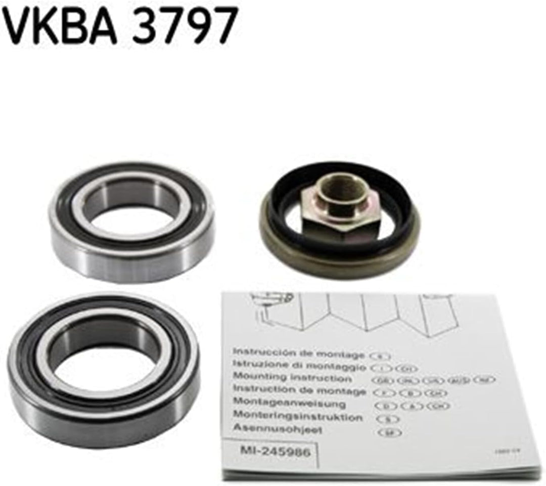 SKF Radlagersatz Radlager Set Vorne | VKBA 3797 | Für TICO