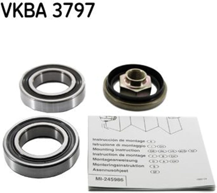SKF Radlagersatz Radlager Set Vorne | VKBA 3797 | Für TICO
