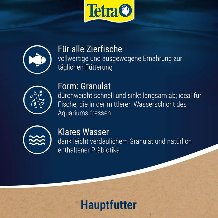TetraMin Granules - langsam absinkendes Fischfutter, ideal für Fische in der mittleren Wasserschicht