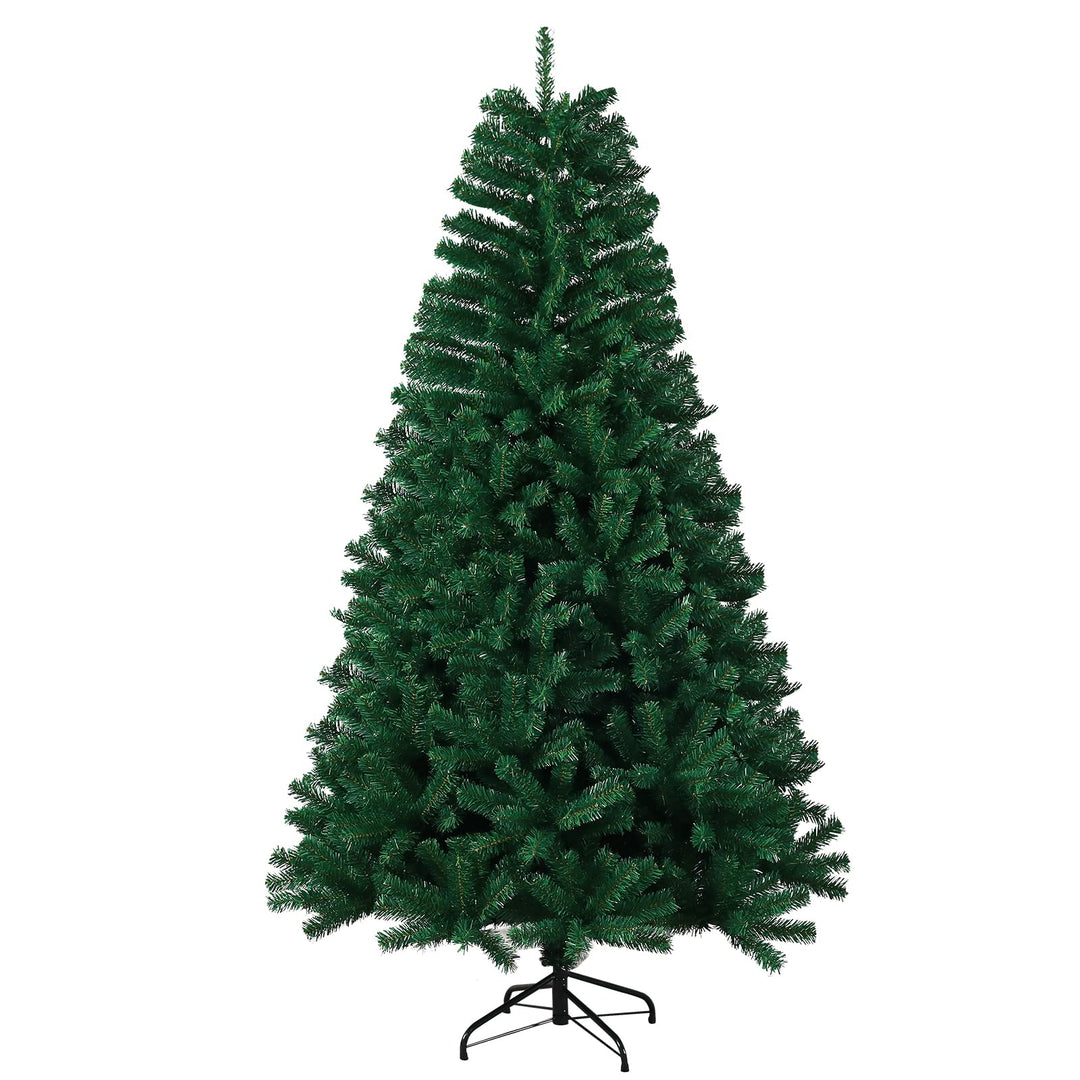 SHAVINGFUN Künstlicher Weihnachtsbaum,PVC Weihnachtsbaum,mit 1300 Spitzen und Schnellaufbau Klapp-Sc