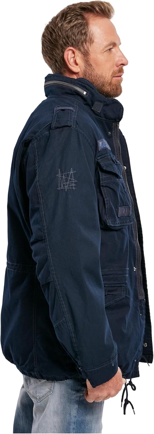 Brandit M65 Giant Herren Jacke Parka Winterjacke S Blau (Navy), S Blau (Navy)