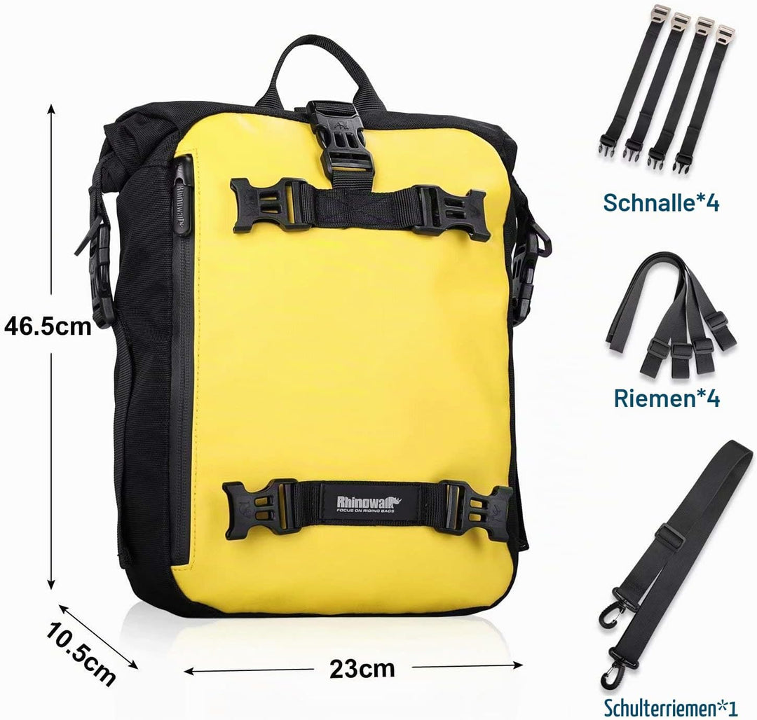 Rhinowalk Multifunktional Motorradtasche Motorradgepäck 10/20/30L Motorrad Pannier Satteltaschen Gep