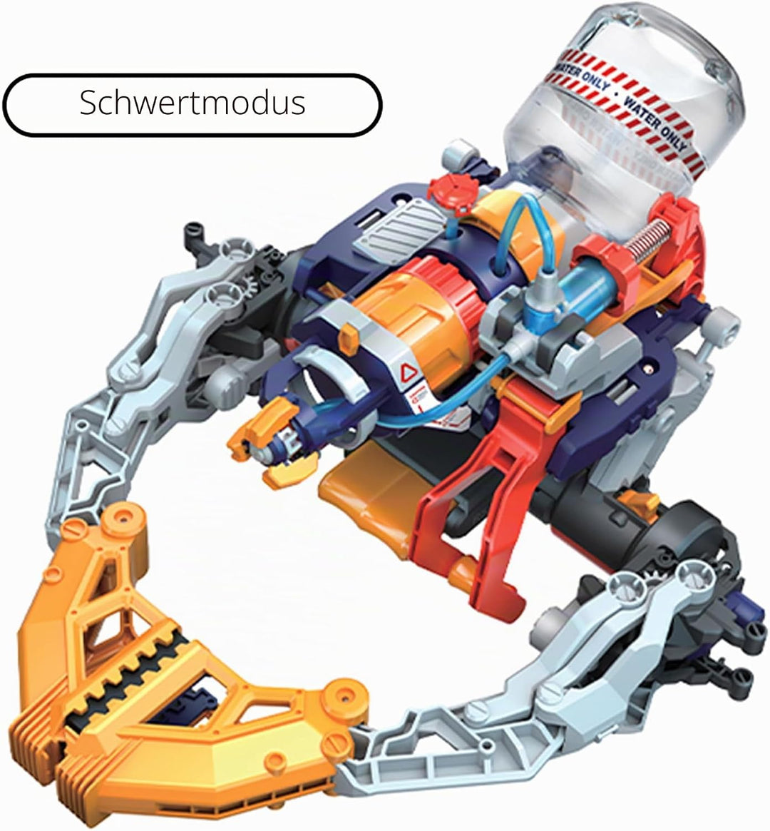 Construct &amp; Create Mega Cyborg 5-in-1 Wasserblaster STEM Bausatz Mint Technik-Projekt für Kinder Eig