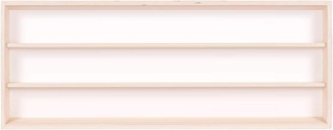 Alsino Vitrine Setzkasten Hängevitrine V-80.3a Sammlervitrine mit Spur - 80 x 30 x 8,5 - H0 & N Rega