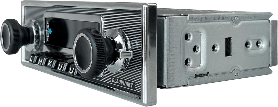 Blaupunkt Frankfurt Stereo MB, 1-DIN Autoradio, Oldtimer-Design, DAB+, Bluetooth, USB, Aux-Eingang,