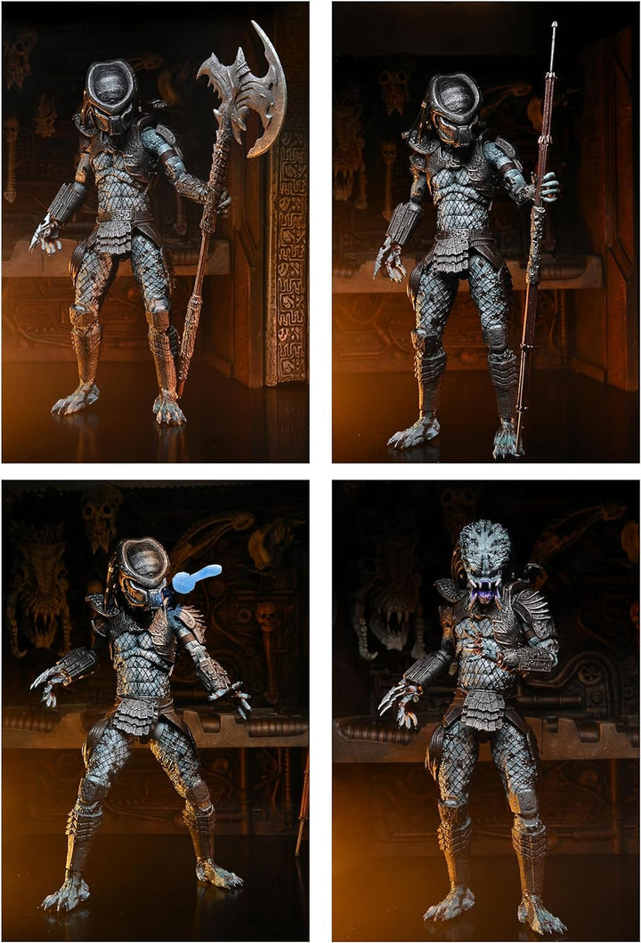 NECA Predator Actionfigur Ultimate Warrior Predator aus Kunststoff, Geschenkverpackung.