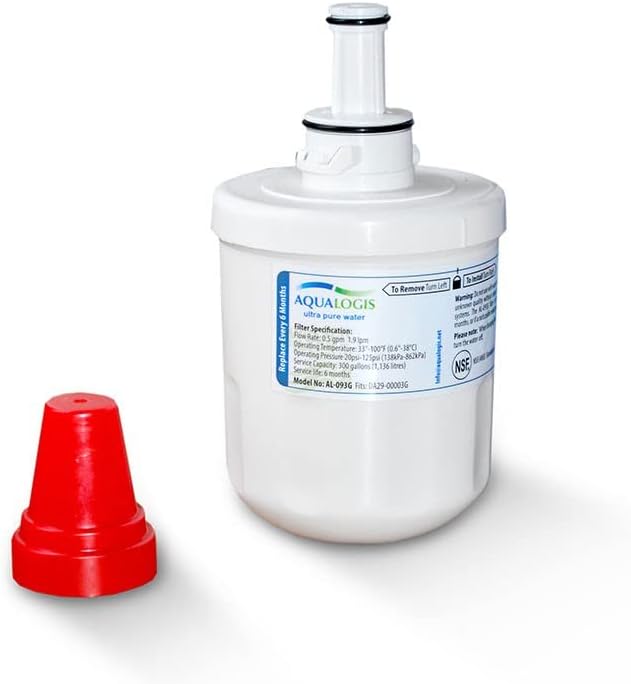 AquaLogis AL-093G Kühlschrank Wasserfilter, kompatibel mit Samsung DA29-00003G – 4 Stück