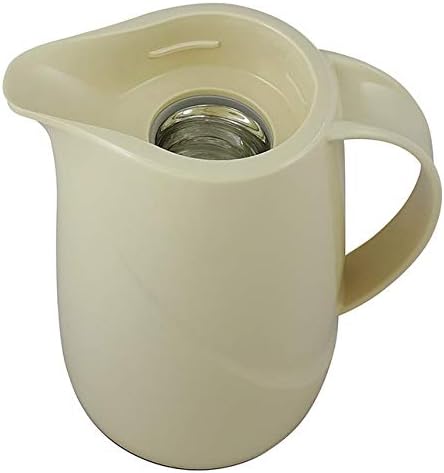Helios Wave Kunststoff-Isolierkanne, vanille, 0,6 Liter Vanille 0,6 Liter, Vanille 0,6 Liter