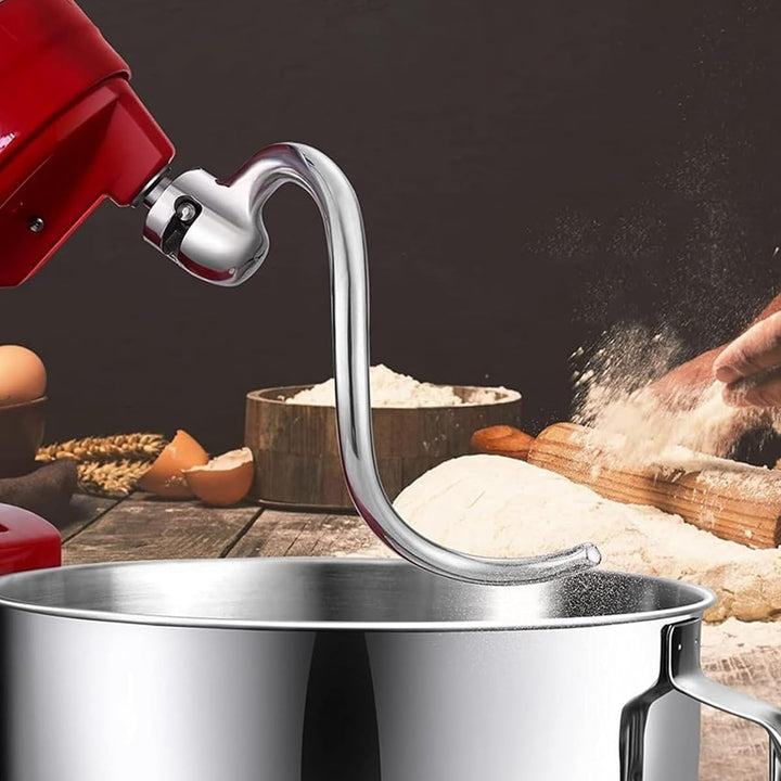 Namvo Spiral-Knethaken aus Edelstahl als Ersatz Quart Bowl-Lift Standmixer, langlebiger Brotknetaufs