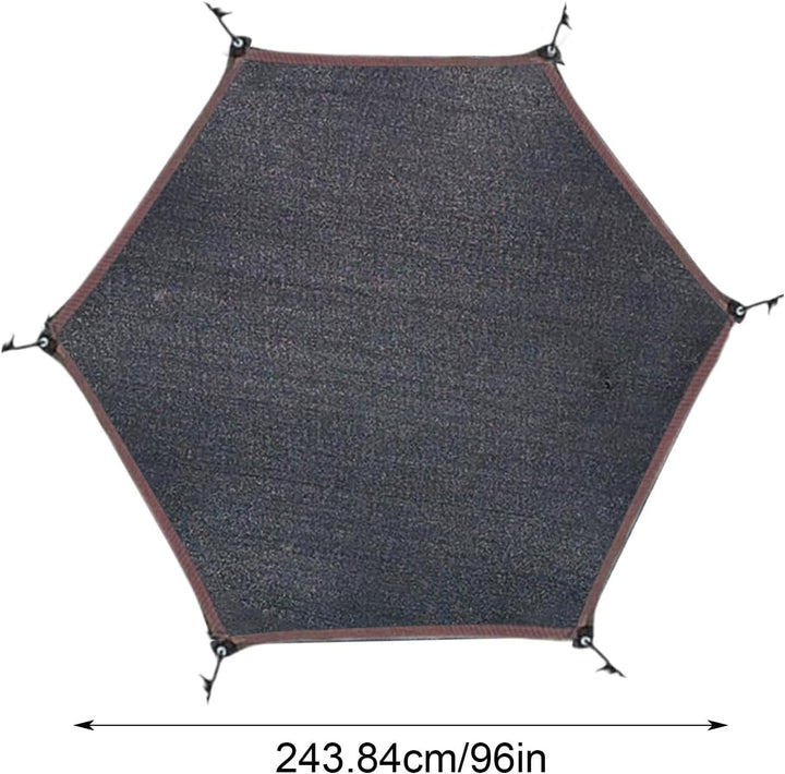 Trampolin Sonnenschutz Abdeckung, Ø 143 243 305 366 427 cm Trampolin Sonnenschutznetz, Trampoliin Üb