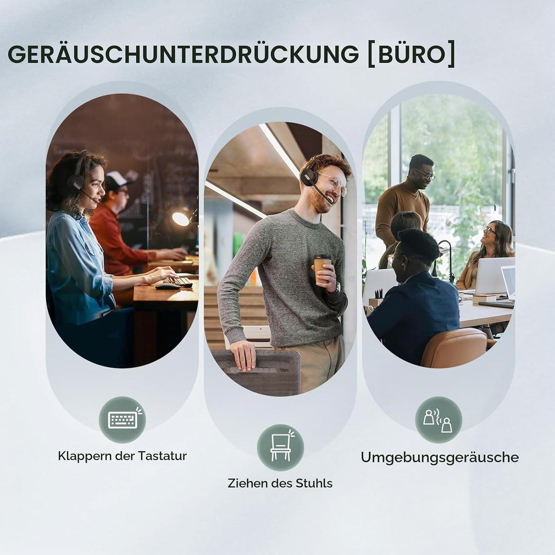 Yealink BH70 Mono Bluetooth Headset mit Mikrofon für Homeoffice, Microsoft Teams Zertifiziertes Blue