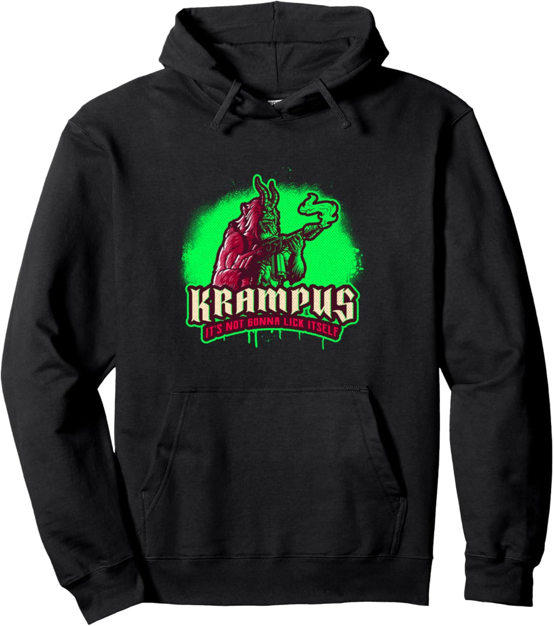 Krampus Lustig Pullover Hoodie