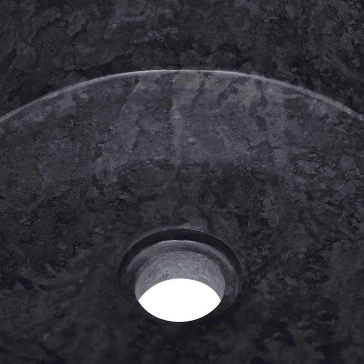 vidaXL Waschbecken Aufsatzwaschbecken Waschtisch Waschplatz Waschschale Handwaschbecken Naturstein B