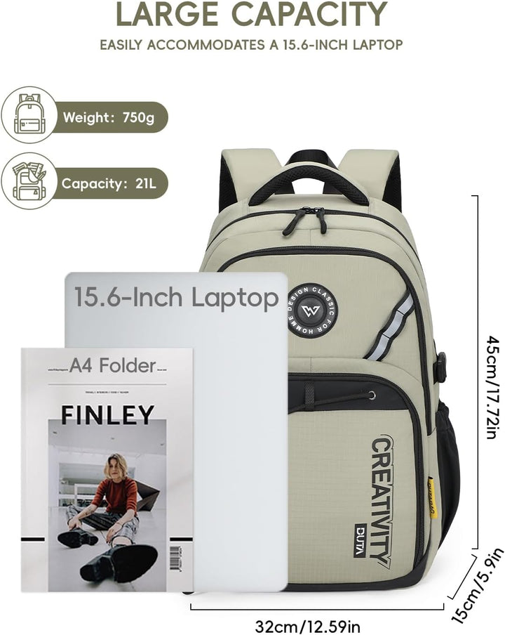 Amythe 2026 Schulrucksack Jungen Teenager, Gross Rucksack Schule Oberstufe Schultasche Junior mit Re