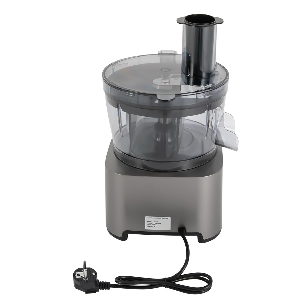 Electric Küchenmaschinen 3 in 1 Obstschneidemaschine 600W Gemüsewürfelmaschine,7L Fassungsvermögen,m