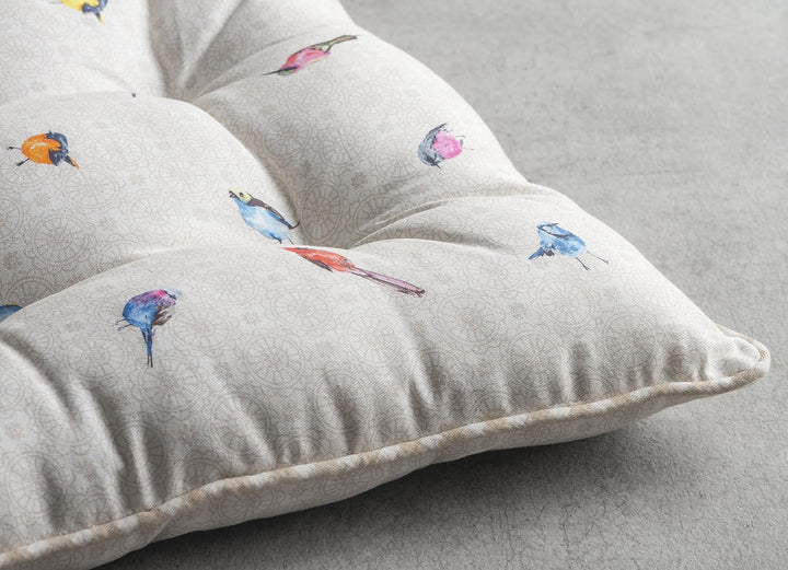Maison d' Hermine Birdies on Wire Satz von 2 Sitzkissen 40 cm x 40 cm | Ostern, Birdies On Wire