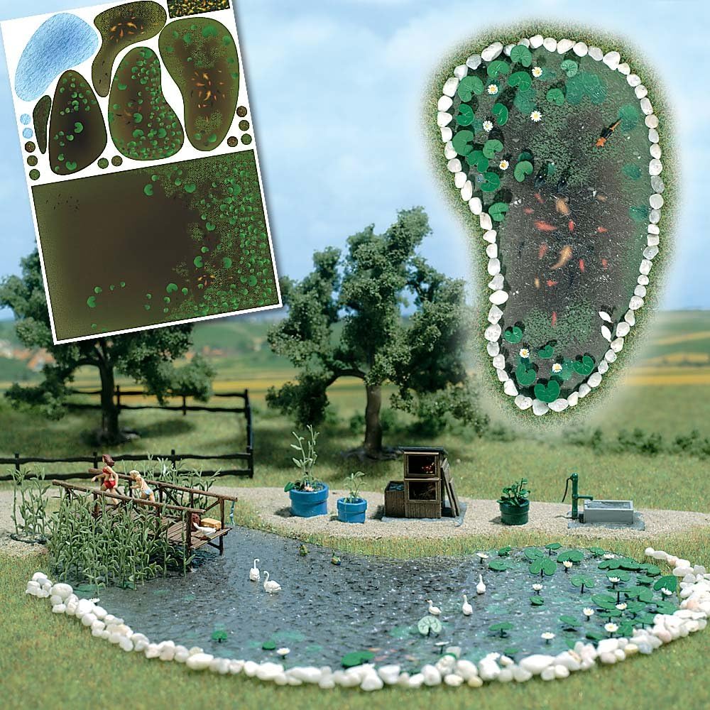 Busch 1210 - Gartenteich-Set