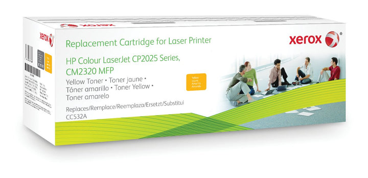 XEROX Original Toner gelb fuer HP LJ CP2025 CM2320 alternative zu CC532A 2.800Seiten