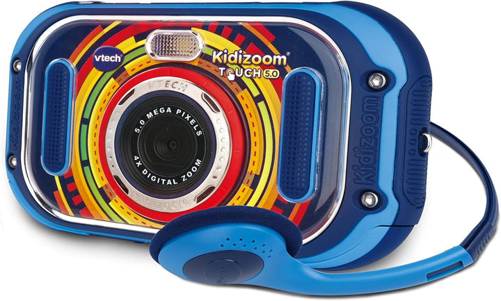 VTech KidiZoom Touch 5.0 – Kinderkamera mit Touchscreen, Selfie- und Videofunktion, Effekten, Spiele